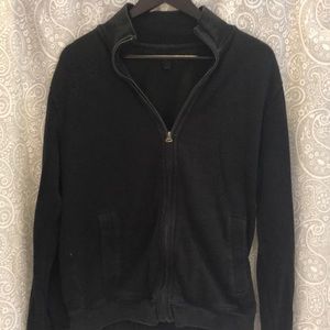 Black Banana Republic Zip Up Sweater